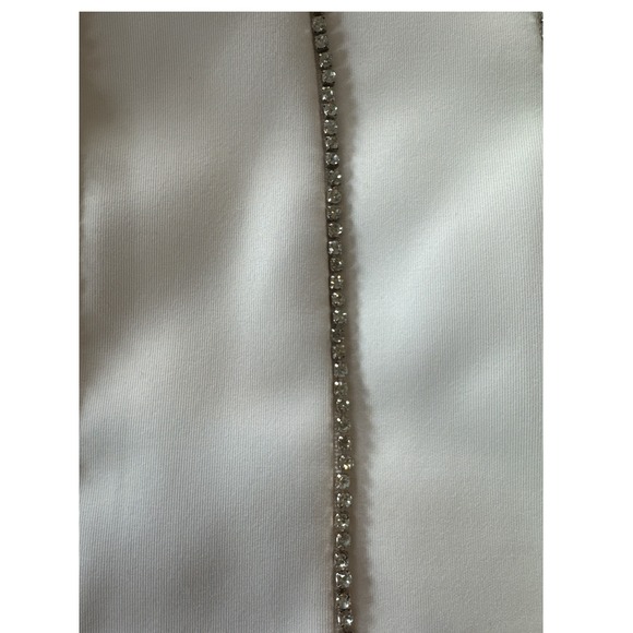 Altar'd State White Mini Skirt XS Rhinestone Embellished Party Cocktail‎ - Picture 2 of 6